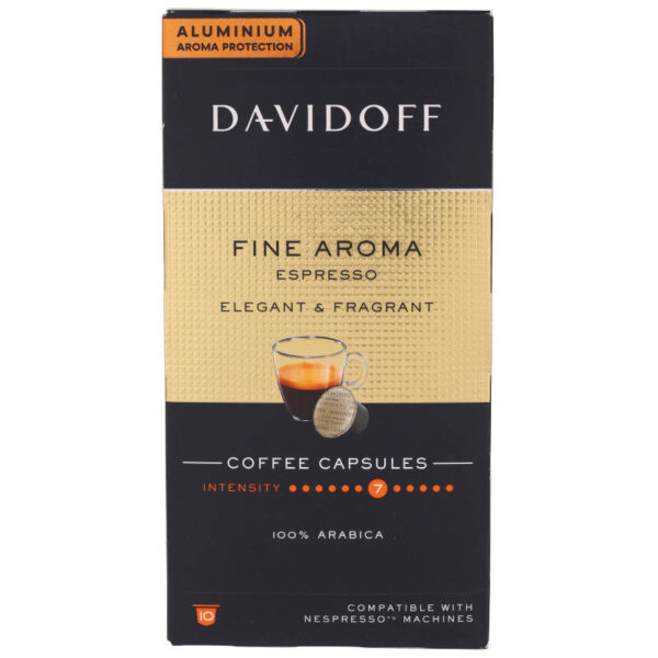Davidoff Fine Aroma Espresso Coffee 10Capsules 55g.